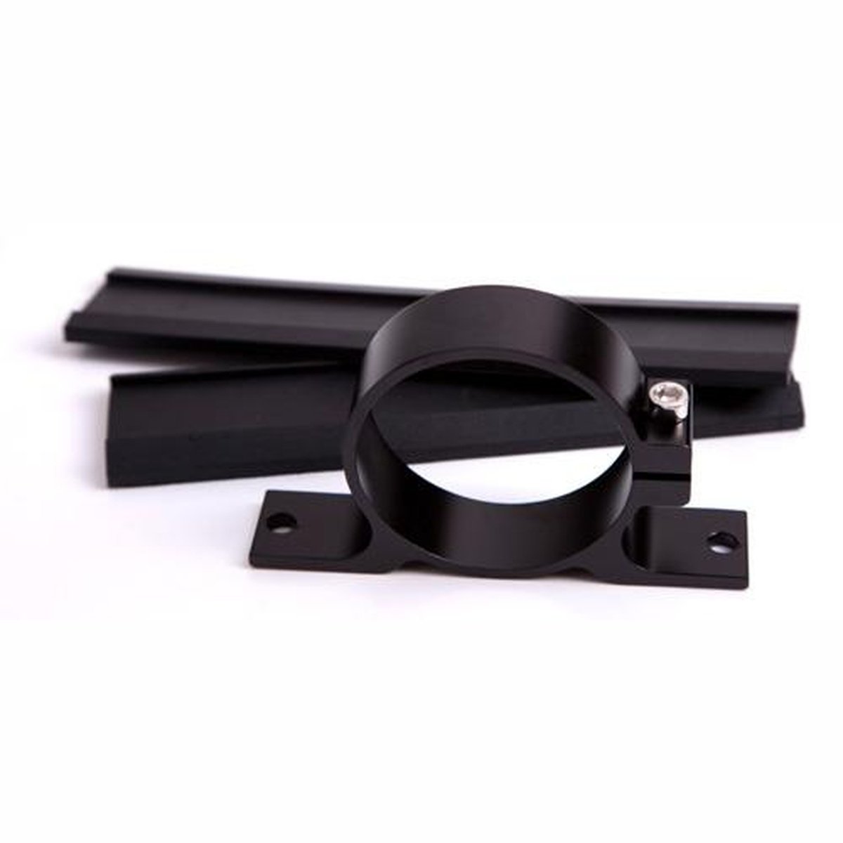 Aeroflow AF64-2000BLK Billet Fuel Pump Bracket Bosch (Black)