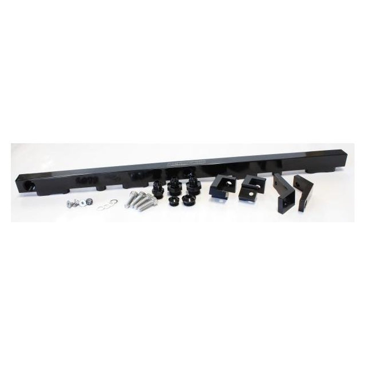 Aeroflow AF64-2004BLK Fuel Rail Kit Fits BA-BF Black Ford 6 Cylinder