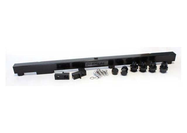 Aeroflow AF64-2011BLK Fuel Rail Kit Fits RB26DETT - 14mm Black