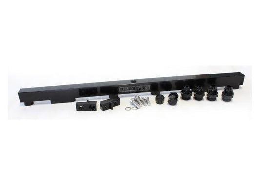 Aeroflow AF64-2011BLK Fuel Rail Kit Fits RB26DETT - 14mm Black