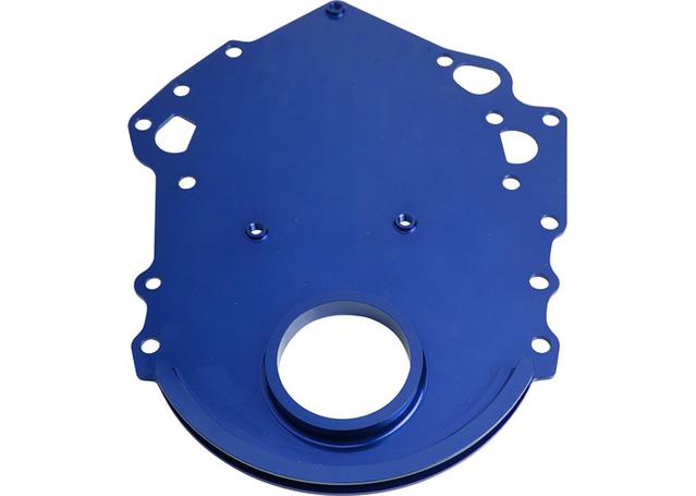 Aeroflow AF64-2019 Billet Timing Cover Fits 302 351C Blue