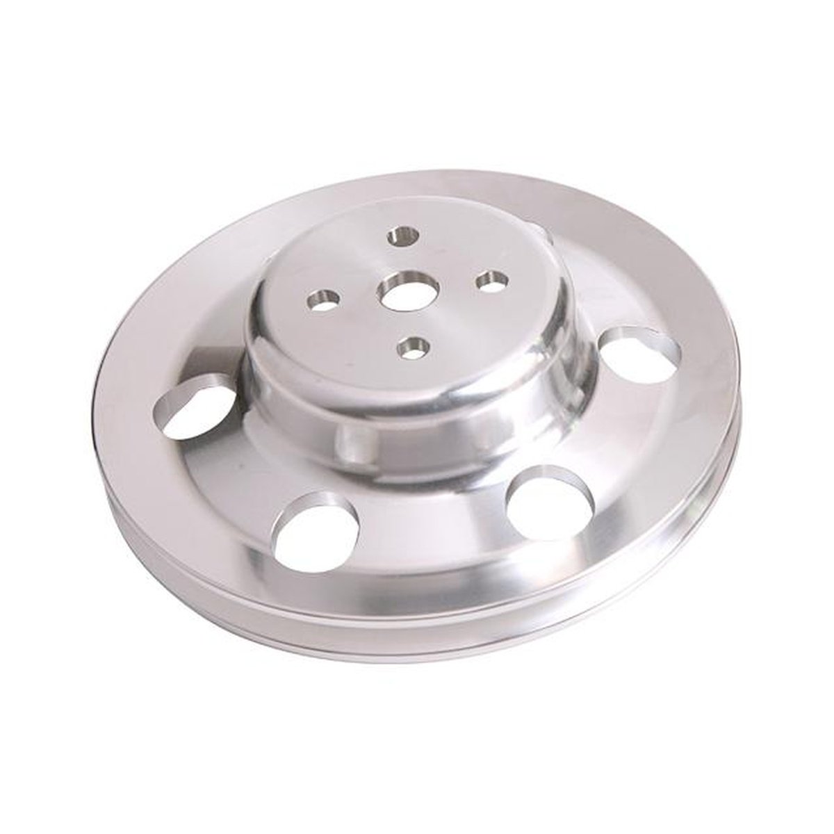 Aeroflow AF64-2023 Billet Water Pump V Pulley Polished Suits 302 351C Ford