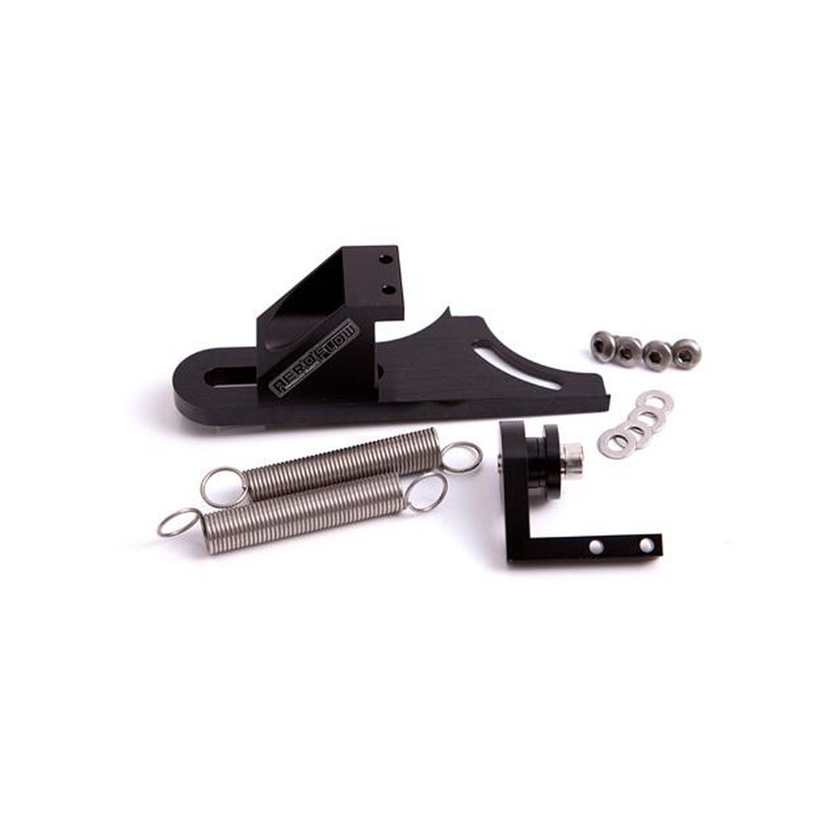 Aeroflow AF64-2031BLK Throttle Return Spring Bracket Black Suits 4150 Style Carbs