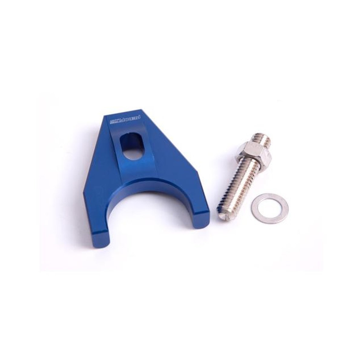 Aeroflow AF64-2032 Billet Distributor Hold Down Blue Bracket Suits All Chev