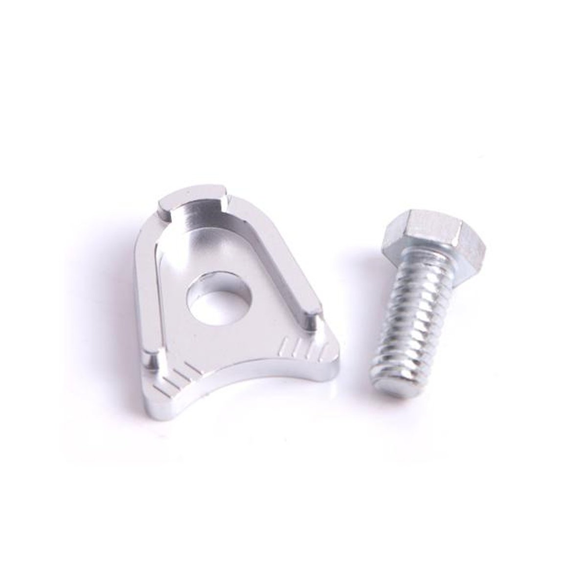 Aeroflow AF64-2035S Billet Distributor Hold Down Silver Clamp Suits Ford Windsor & 351C