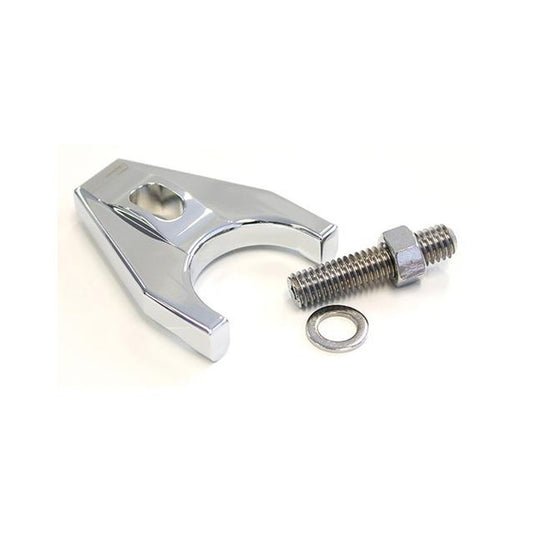 Aeroflow AF64-2038C Billet Distributor Hold Down Chrome Bracket Suits Holden V8