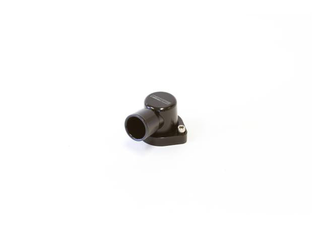 Aeroflow AF64-2039BLK Billet Thermostat Housing Black 90Deg Suits 302 351C