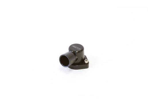 Aeroflow AF64-2039BLK Billet Thermostat Housing Black 90Deg Suits 302 351C