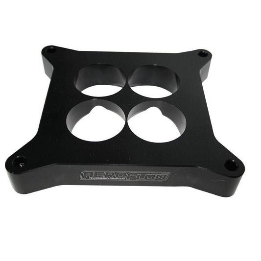 Aeroflow AF64-2045BLK Velocity Spacer 4500 1" Thick Black Suits Dominator