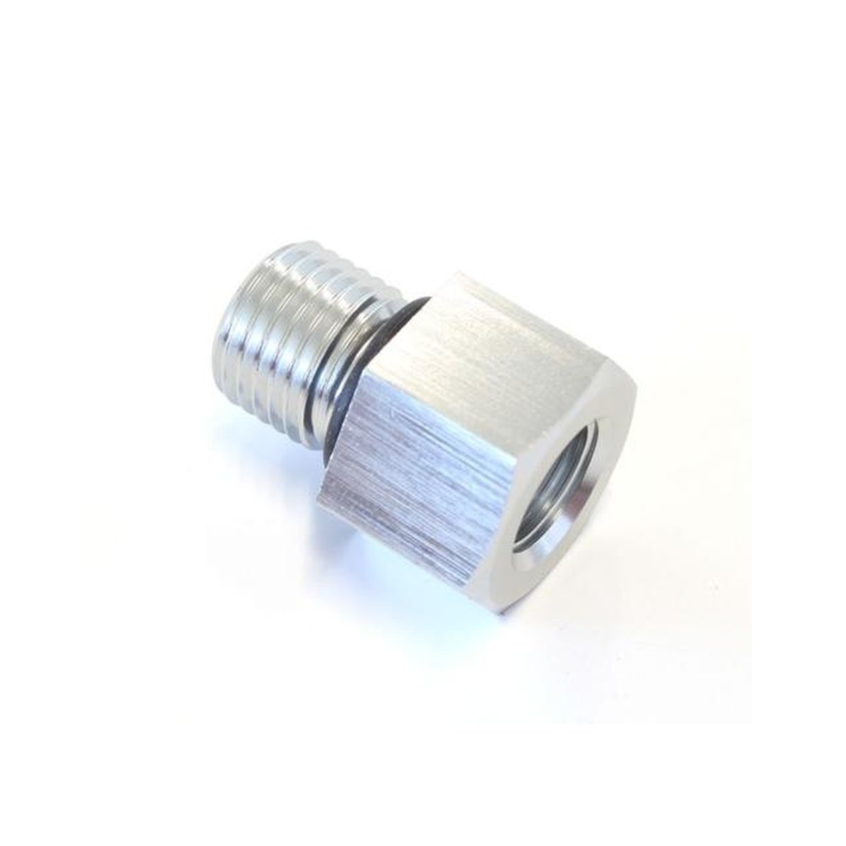 Aeroflow AF64-2063S Fuel Rail Adapter Suits Mazda/Toyota RX-7, MR2, Celica GT4 Silver