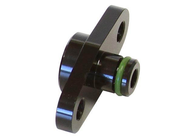 Aeroflow AF64-2064BLK Fuel Rail Adapter Suits Subaru/Nissan/Mazda 32.5mm Centres