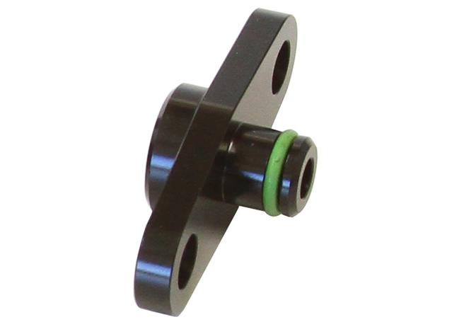 Aeroflow AF64-2065BLK Fuel Rail Adapter Suits Toyota / Subaru 40mm Holes Black