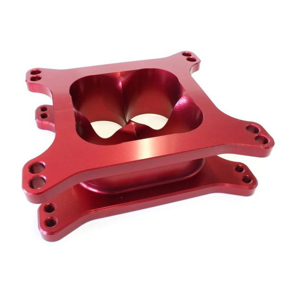 Aeroflow AF64-2071R Velocity Carb Spacer 2" 4150 Red Square Bore