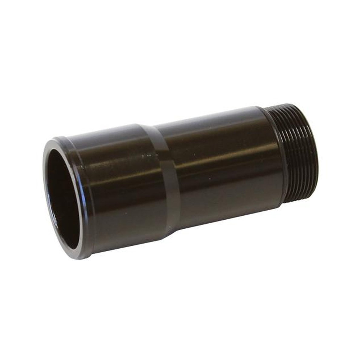 Aeroflow AF64-2082BLK 1.75" Radiator Hose Adapter Black Short 2.75" Length CVR