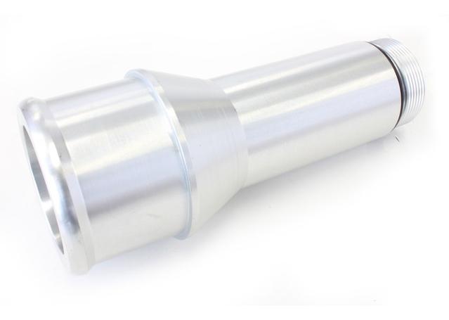 Aeroflow AF64-2083S 1.75" Radiator Hose Adapter Silver Long 4.5" Length CVR
