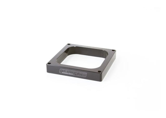 Aeroflow AF64-2090BLK Black Spacer 4500 1" Thick Open Style Suits Dominator