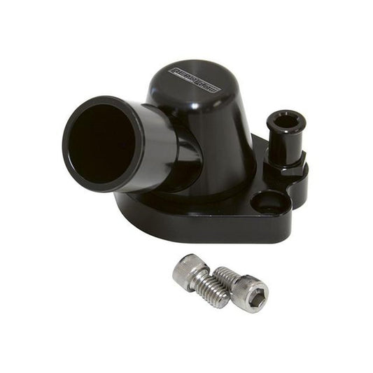 Aeroflow AF64-2091BLK Thermostat Housing Black W/Heater Swivel Fits 253 308 Holden