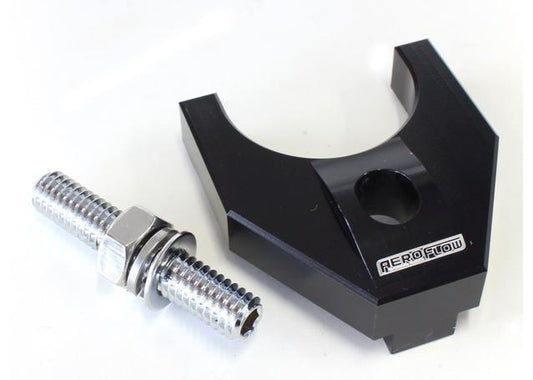 Aeroflow AF64-2093BLK Billet Distributor Hold Down Black Large V2 Fits Windsor & 351C