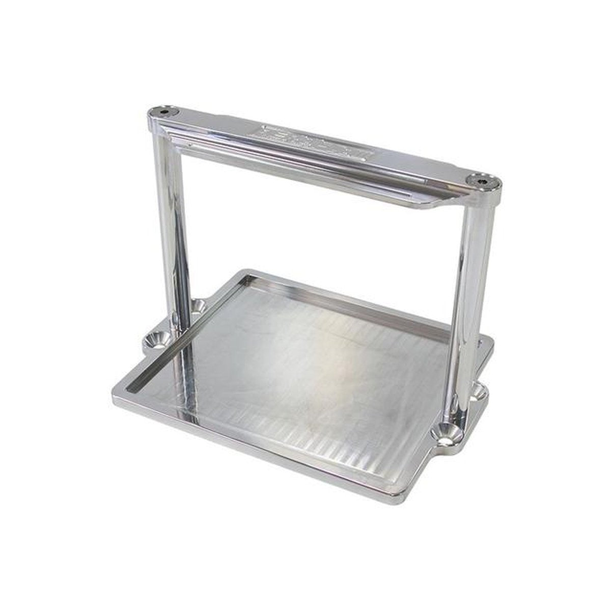 Aeroflow AF64-2102 Battery Hold Down Tray Polished Billet