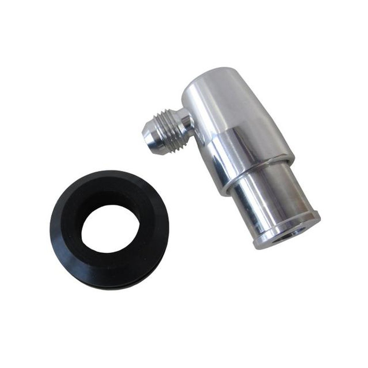 Aeroflow AF64-2107 Billet PCV Valve Suits 1-1/4" Holes In Cover -6AN Male