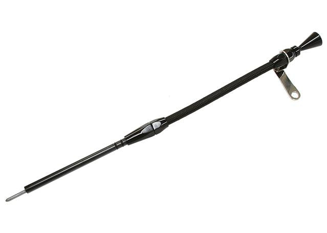 Aeroflow AF64-2109BLK Engine Dipstick Late Model Drivers Side Black Fits SBC