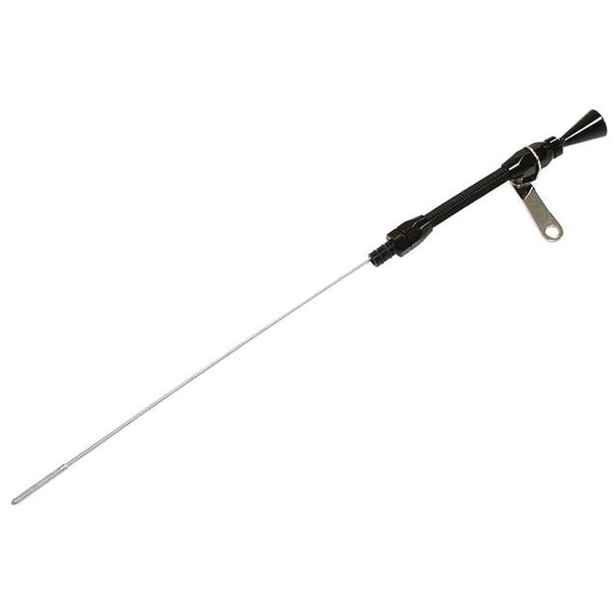 Aeroflow AF64-2110BLK Engine Dipstick Early Model Passenger Side Black Fits SBC