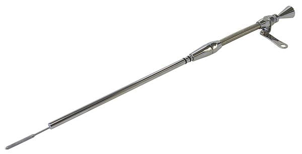 Aeroflow AF64-2112 Engine Dip Stick Billet Handle S/S Braided Tube Fits 302-351C
