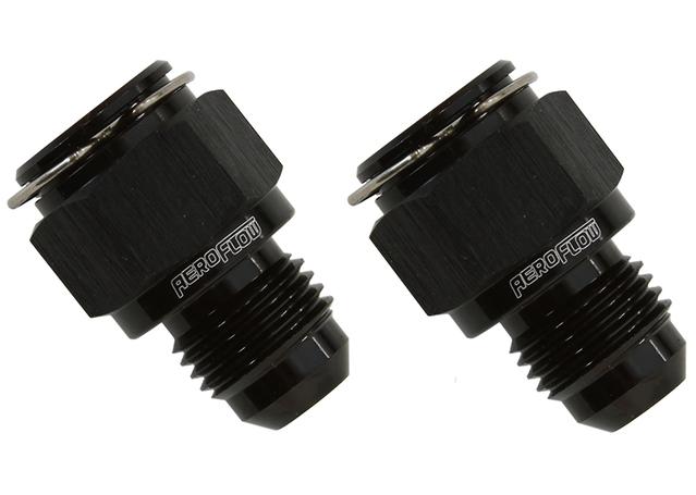 Aeroflow AF64-2119 Trans Cooler Radiator Adapter F/Male To -6AN Suits VE/VF
