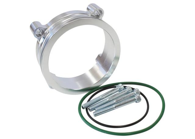 Aeroflow Adapter 82mm Bosch DBW 3-1/2" Intercooler Clamp Silver
