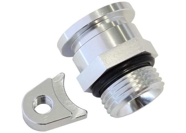 Aeroflow AF64-2200S Standard Fuel Regulator Adapter Silver Fits Holden V8