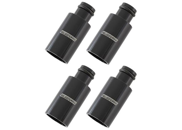 Aeroflow AF64-2884 ID Injector Adapter Long Suits 11mm Fuel Rail Black 4Pk