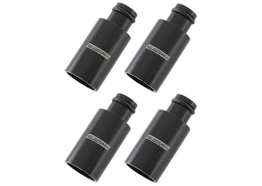 Aeroflow AF64-2884 ID Injector Adapter Long Suits 11mm Fuel Rail Black 4Pk