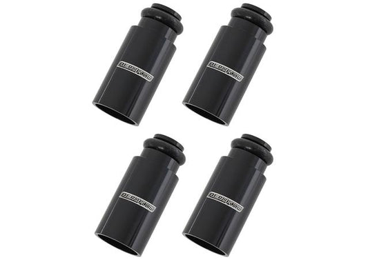 Aeroflow AF64-2886 ID Injector Adapter Long Suits 14mm Fuel Rail Black 4Pk