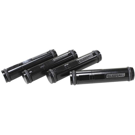 Aeroflow Injector Blanking Inserts Suits 14mm Fuel Rail Black 4Pk