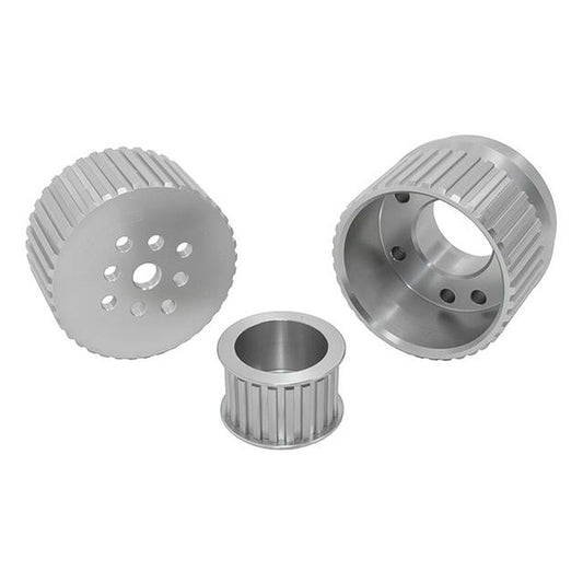 Aeroflow Gilmer Drive Kit - Silver Suits Ford 289-351W, 302-351C AF64-3002