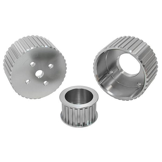 Aeroflow AF64-3003 Gilmer Drive Kit - Silver Fits Holden 253-308 V8