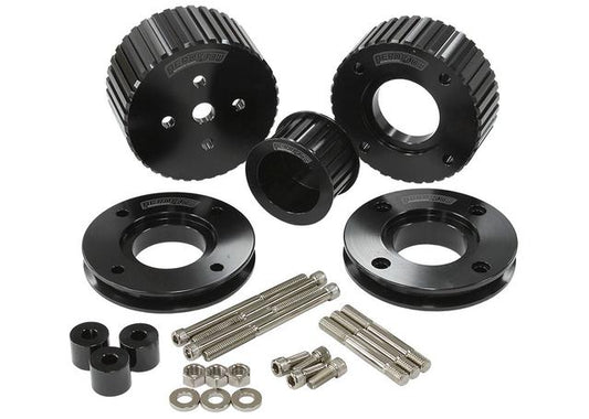 Aeroflow AF64-3006BLK Gilmer Drive Kit Black Suits Holden 5.0L 304Ci V8 VN-VS