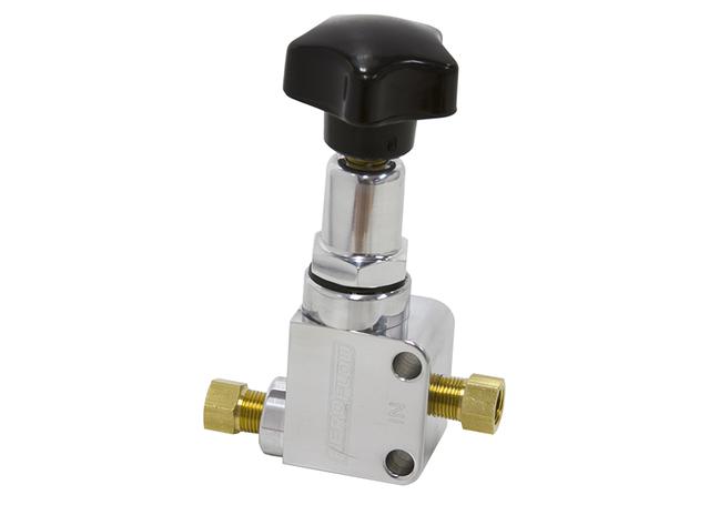 Aeroflow AF64-3042 Brake Proportioning Valve Knob Style Polished