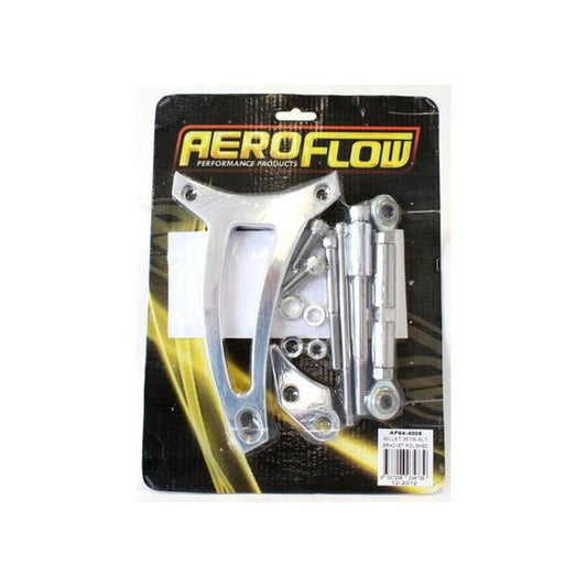 Aeroflow AF64-4005 Billet Alternator Bracket Fits 351W Polished