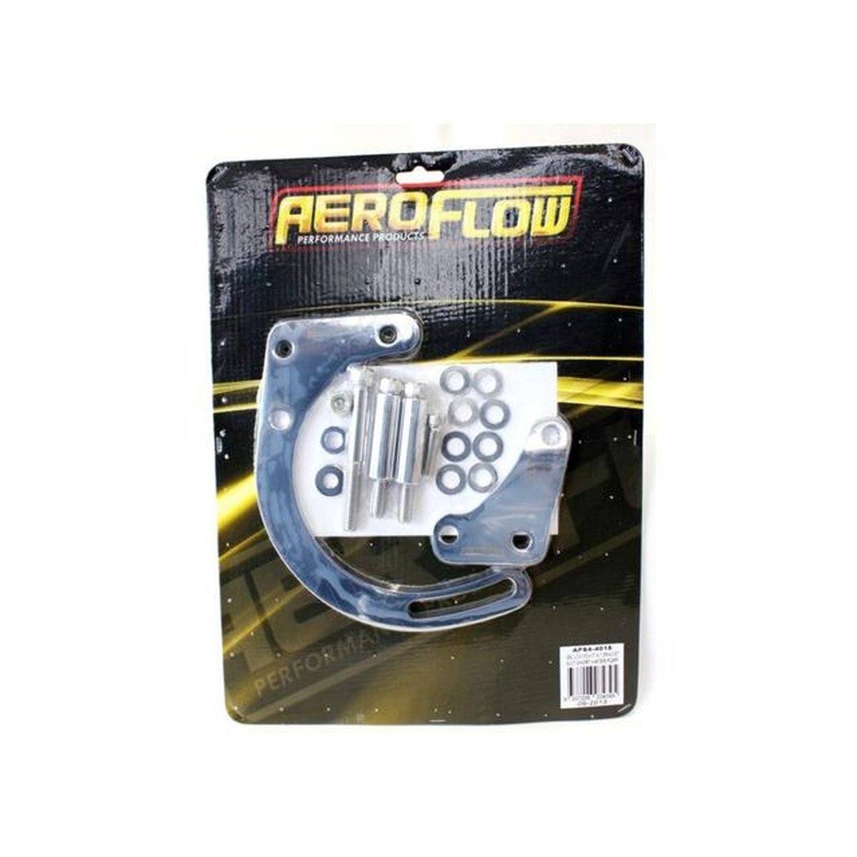 Aeroflow AF64-4015 Low Mount Alt Bracket Chrome With Short Water Pump Fits SB Chev