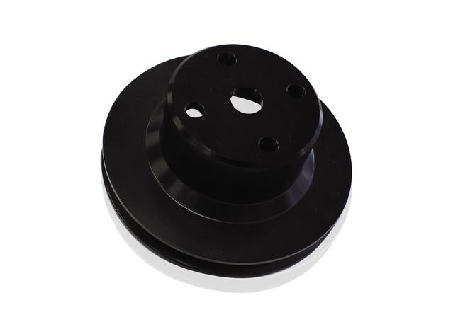 Aeroflow AF64-4022BLK Black Water Pump V Pulley Fits Holden V8 HQ-WB