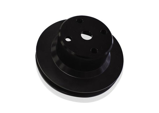 Aeroflow AF64-4022BLK Black Water Pump V Pulley Fits Holden V8 HQ-WB