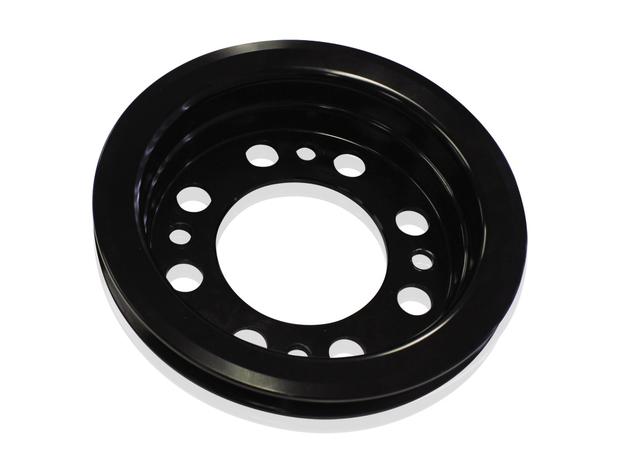 Aeroflow AF64-4023BLK Crank V Pulley Suits Holden V8 Hq-Wb Early Red W/Pump Black
