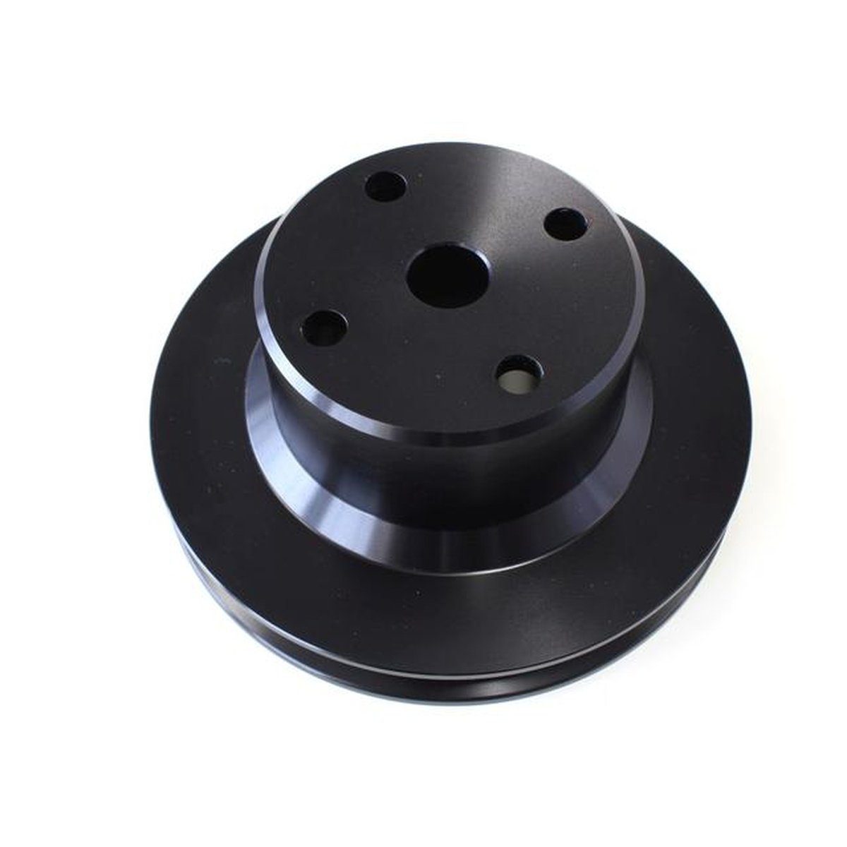 Aeroflow AF64-4024BLK Water Pump V Pulley Suits Holden V8 VN-VT Jumbo Pump Black