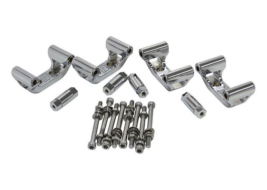 Aeroflow AF64-4032 Coil Mounts Billet CAN Seperate Mount Chrome Fits LS1 LS6