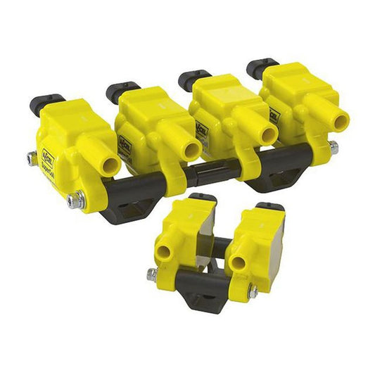 Aeroflow AF64-4034BLK Coil Mounts Billet CAN Seperate Mount Black Fits Chev LS2 /LS3 /LS7