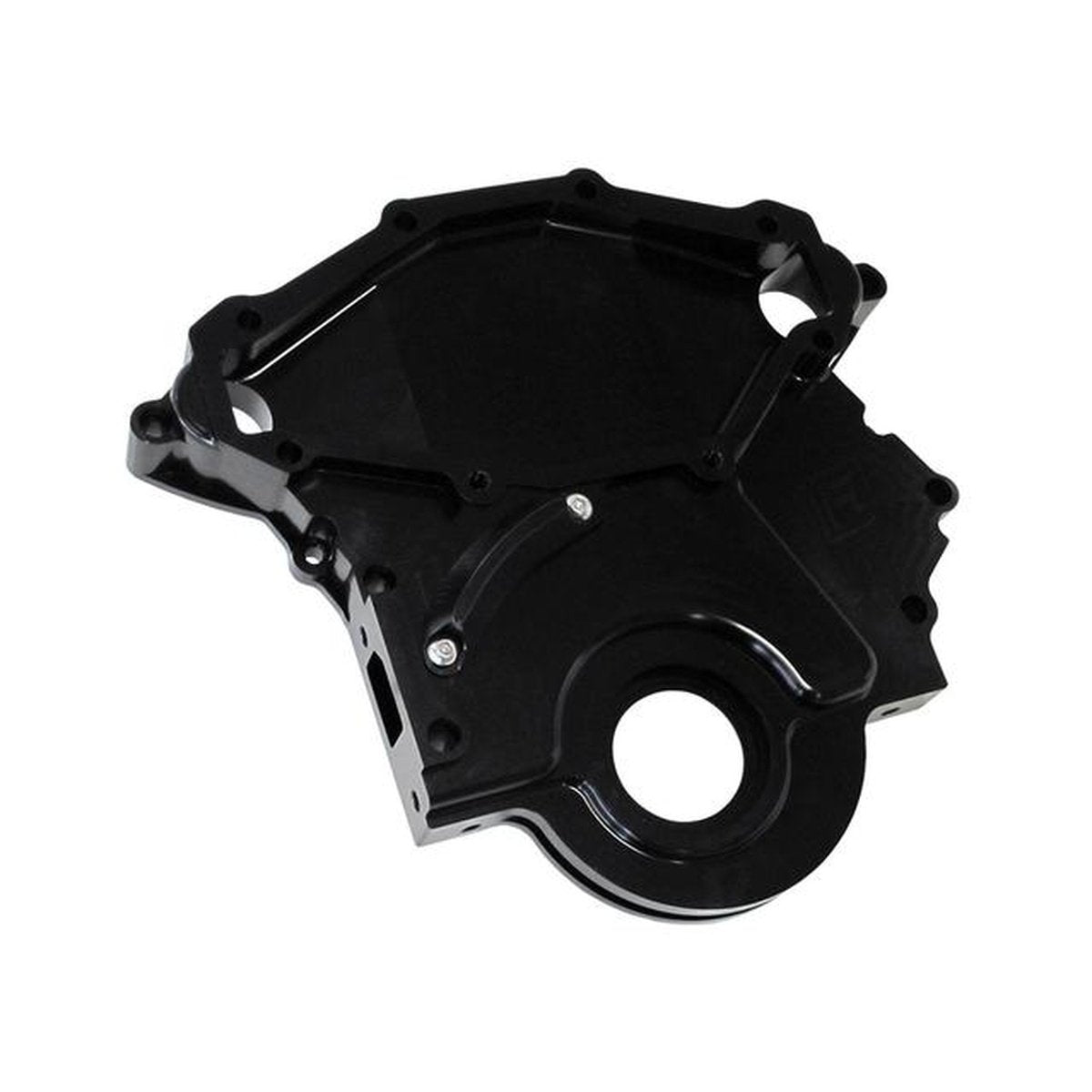 Aeroflow AF64-4358BLK Billet Timing Cover Black Fits Holden 304 308