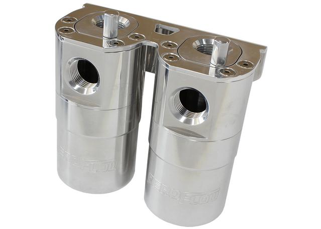 Aeroflow Dual Universal Catch CAN -10 ORB AF64-4364