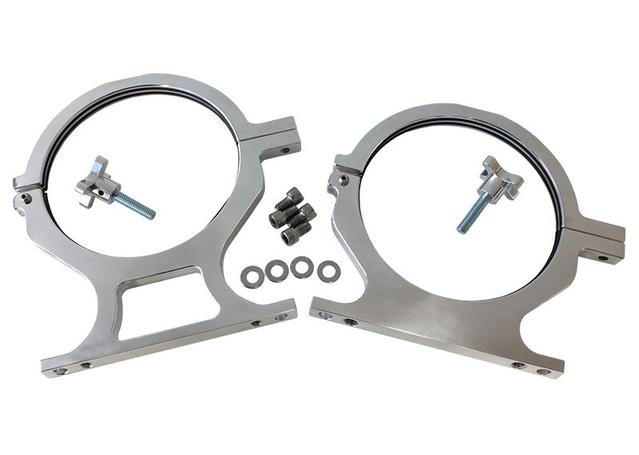 Aeroflow AF64-5000P NOS Bottle Billet Brackets Polished Nitrous