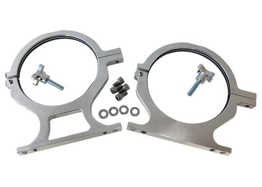 Aeroflow AF64-5000P NOS Bottle Billet Brackets Polished Nitrous